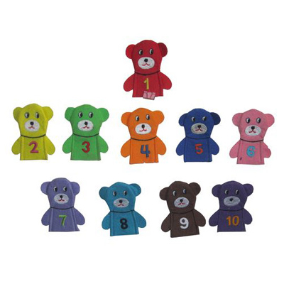 0 To 9 Finger Puppet