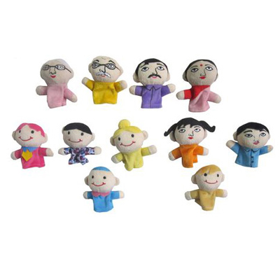 Assorted Faces Finger Puppet