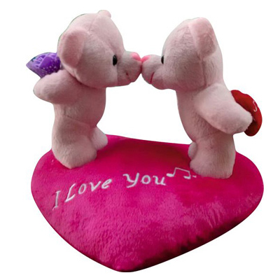 Kissing Couple On Heart